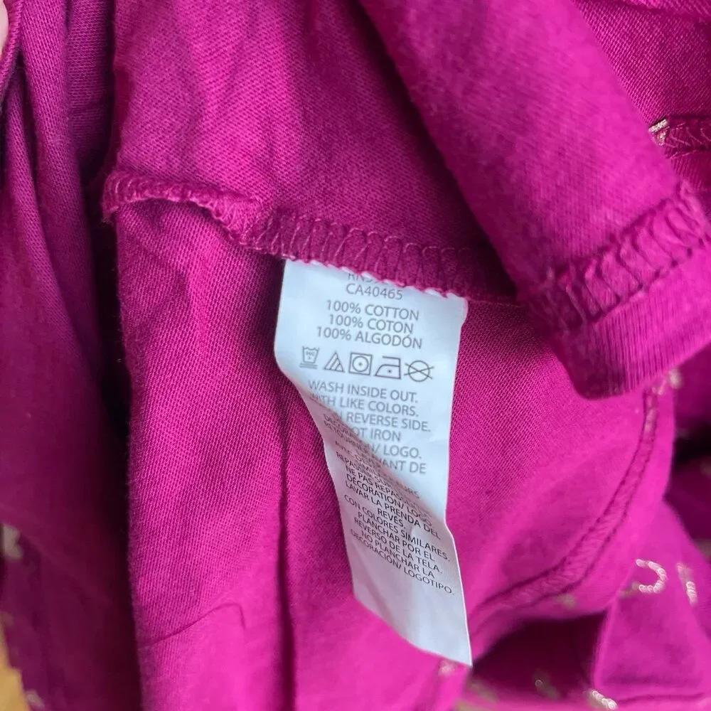 NWT The Children’s Place Pink Dress with Gold Hearts Girls Size XXL - Picture 5 of 5